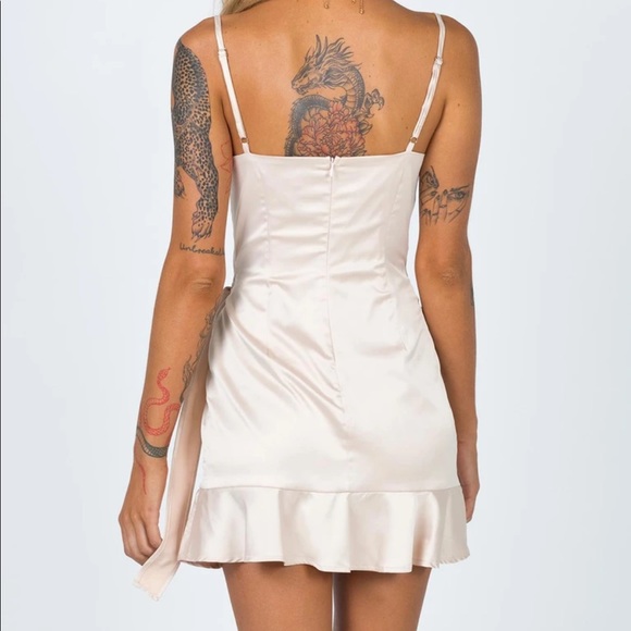 NWOT COTTAGE HILL MINI DRESS CHAMPAGNE - Picture 9 of 13